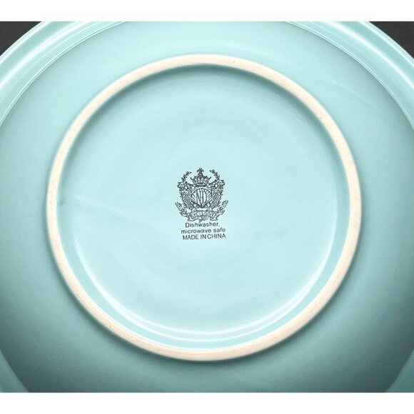 Vintage ND Exclusive Aquamarine Blue Ceramic Vegetable Serving Bowl - Picture 7 of 9